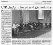 UTP platform for oil and gas industry