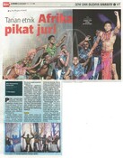 Tarian etnik Afrika pikat juri