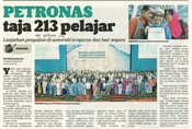 PETRONAS taja 213 pelajar