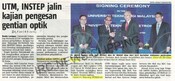 UTP, INSTEP jalin kajian pengesan gentian optik