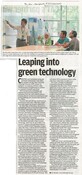 Leaping into green technology
