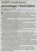 Unimap mendominasi pertandingan 1 World Culture