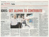 Indris: Get alumni to contribute