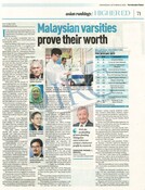 Malaysian varsities prove their worth