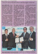 Celcom bina infrastruktur sambungan Internet