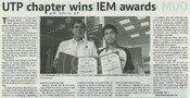 UTP chapter wins IEM awards