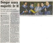 Dengar suara majoriti- Dr M