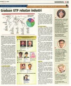 Graduan UTP rebutan industri