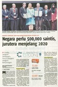 Negara perlu 500,000 saintis, jurutera menjelang 2020