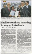 Shell to continue investing in research students
