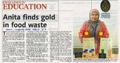 Anita finds gold in food waste