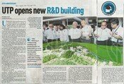 UTP opens new RnD building 