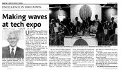 Making waves at tech expo (UTP)
