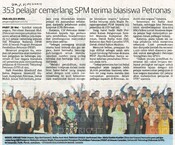 353 pelajar cemerlang SPM terima biasiswa PETRONAS