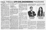 Excel through UTP Civil Engineering Programme