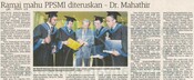Ramai mahu PPSMI diteruskan - Dr. Mahathir