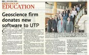 Geoscience firm donates new software to UTP
