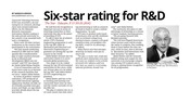 Six-star ranking for RnD