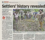 Settlers' history revealed
