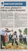200 trees planted to reduce carbon footprint