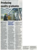 Producing quality graduates 