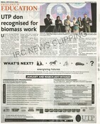 UTP don recognized for biomass work