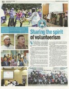 Sharing the spirit of volunteerism
