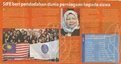 SIFE beri pendedahan dunia perniagaan kepada siswa