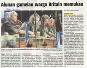 Alunan gamelan warga Britain memukau