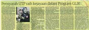 Pensyarah UTP raih kejayaan dalam program GLIK