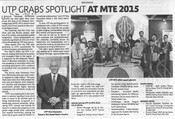 UTP grabs spotlight at MTE 2015