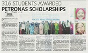 316 students awarded PETRONAS scholarships