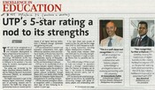 UTP's 5-star rating a nod to its strengths