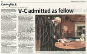 V-C admitted as fellow