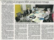 UTP perkenal program MBA pengurusan tenaga