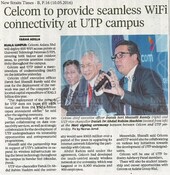Celcom provide seamless WiFi connectivity at UTP campus