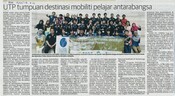 UTP tumpuan destinasi mobiliti pelajar antarabangsa