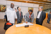 2023-08-23_MOU Signing Ceremony between Ministry of Higher Education, Research, Science and Technology, Gambia, USET and UTP