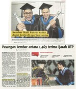 Pasangan kembar antara 1,469 terima ijazah UTP,
