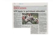UTP leads in petroleum education