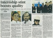 Internship stint boosts quality