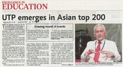 UTP emerges in Asian top 200